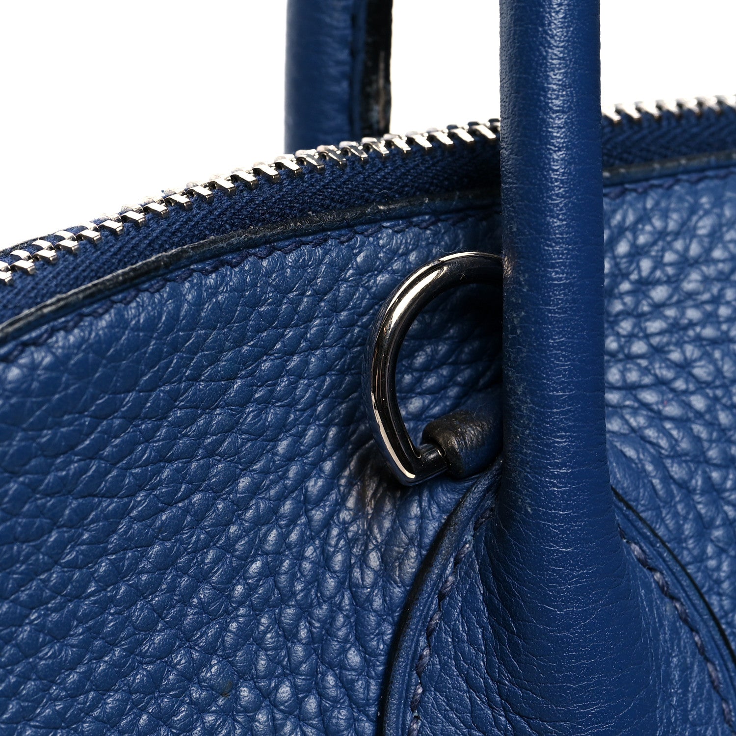 Hermes Taurillon Clemence Bolide 35 Bleu Brighton 11 of 16