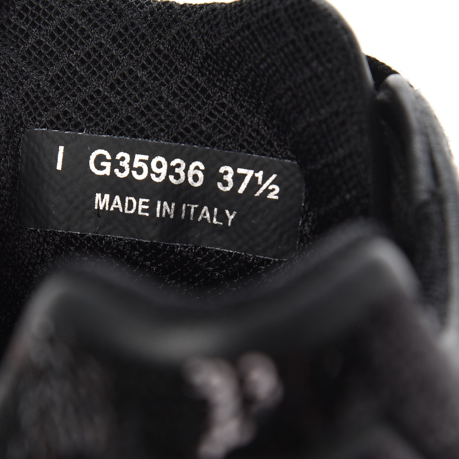 Chanel Sequin CC Sneakers 37.5 Black 8 of 9