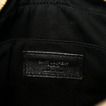 Saint Laurent Calfskin Matelasse Monogram Lou Camera Bag Dark Beige 6 of 11