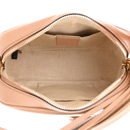 Gucci Pebbled Calfskin Small Soho Disco Bag Camelia 5 of 15