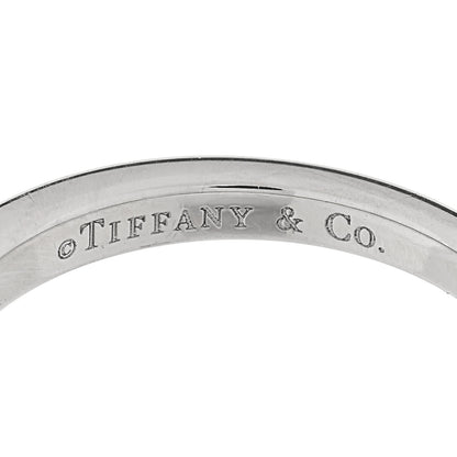 Tiffany Platinum Diamond 2.5mm Half Circle Wedding Band Ring 47 4 4 of 4