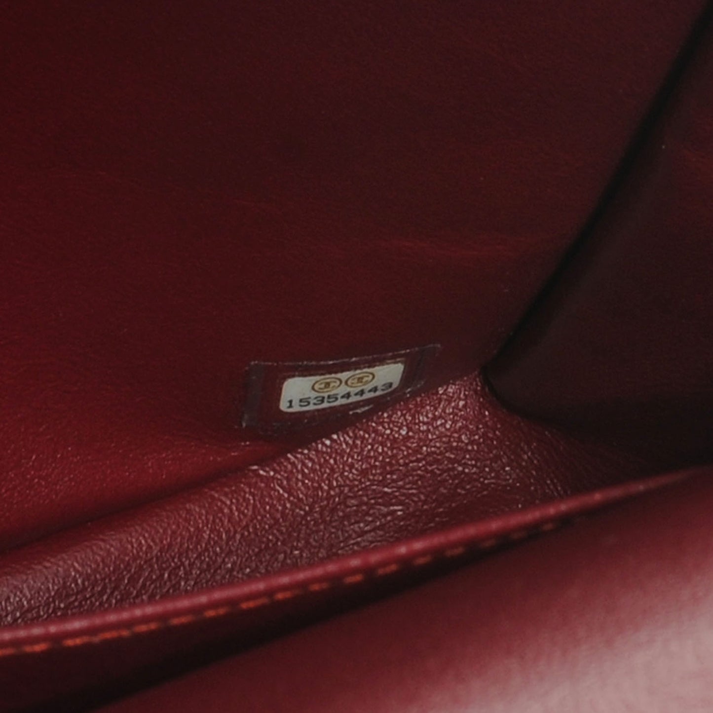 Patent Maxi Double Flap Dark Red