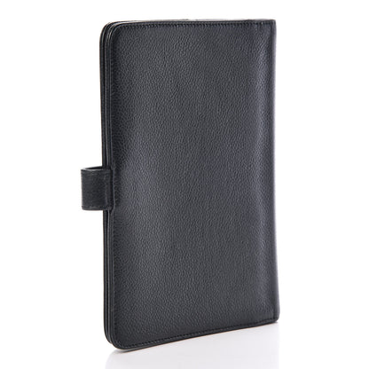 Chanel Caviar Timeless CC Ring Agenda Planner Dark Green 3 of 10