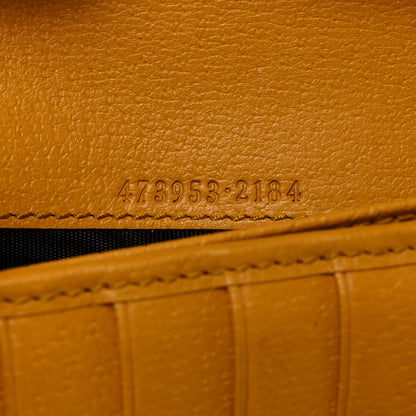 Gucci GG Supreme Monogram Neo Vintage Zip Around Wallet Beige Crop New Acero 7 of 8