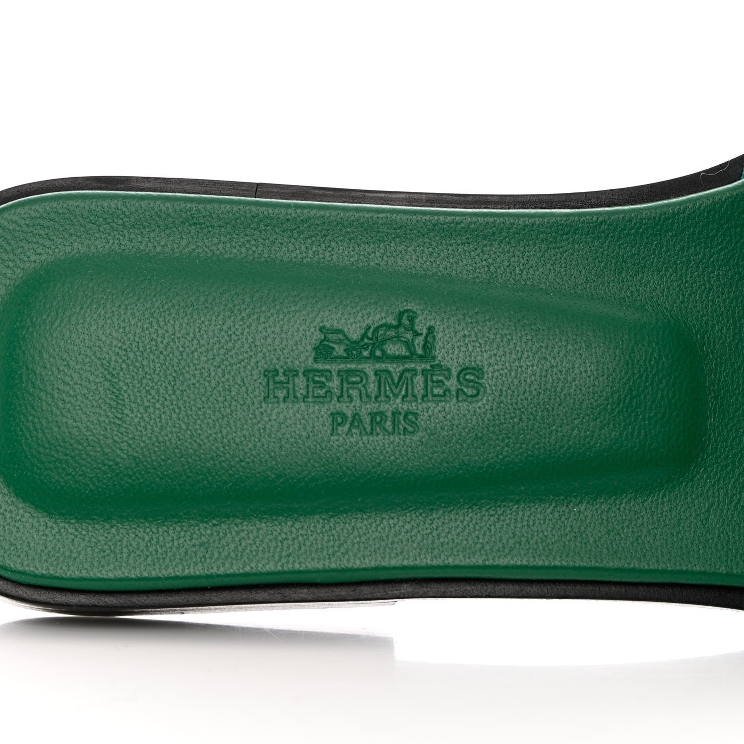 Hermes Epsom Oran Sandals 36 Vert Emeraude 7 of 10