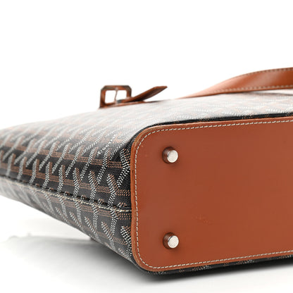 Goyard Goyardine Sac Marie Galante MM Black Gold 7 of 10