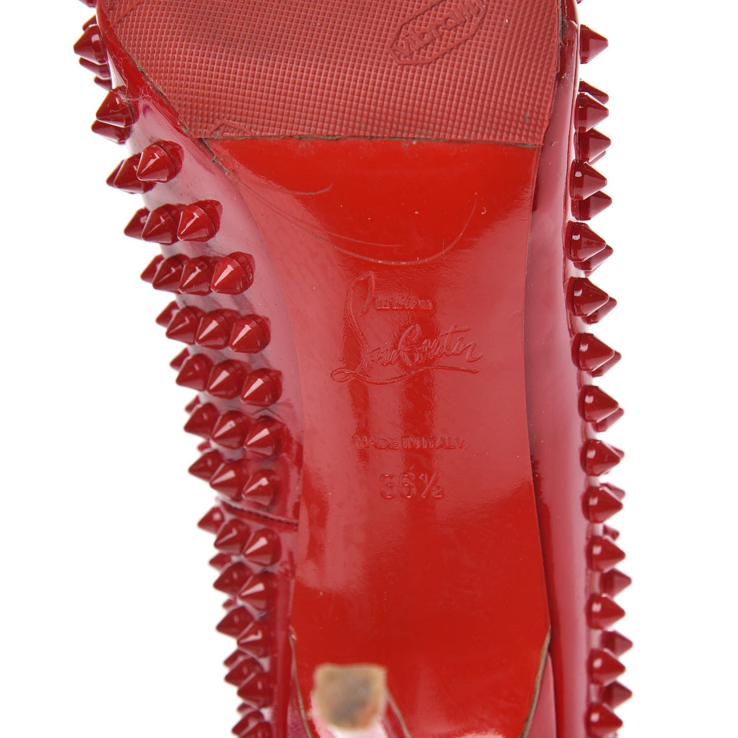 Patent Pigalle Spikes 100 Pumps 36.5 Flamenco