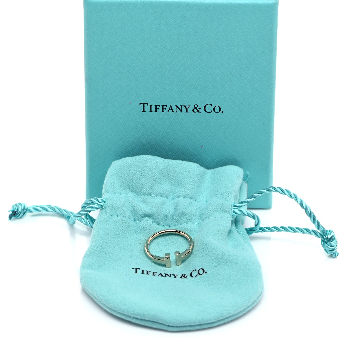Tiffany 18K Rose Gold T Wire Ring 49 5 5 of 5