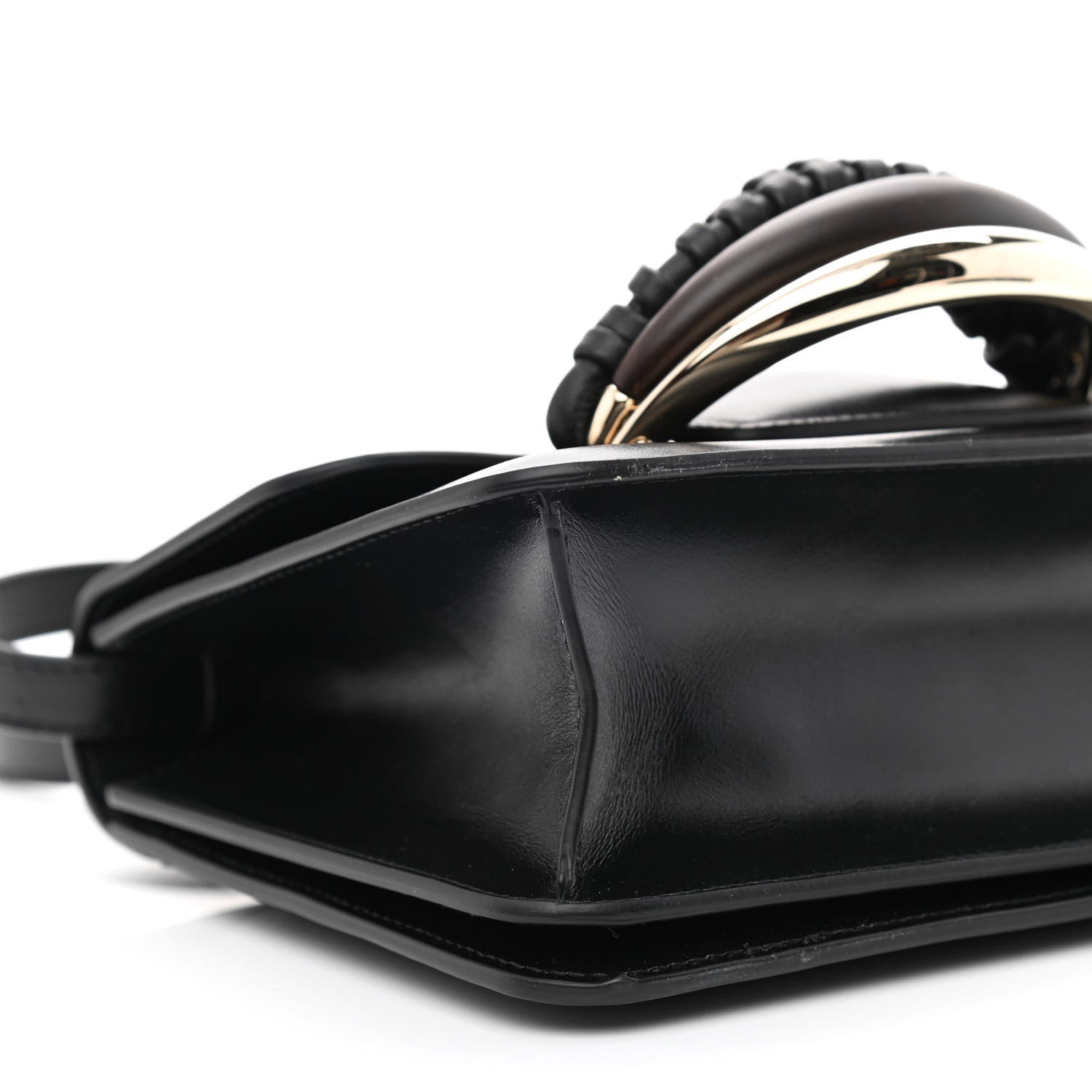 Chloe Calfskin Kattie Shoulder Bag Black 9 of 10
