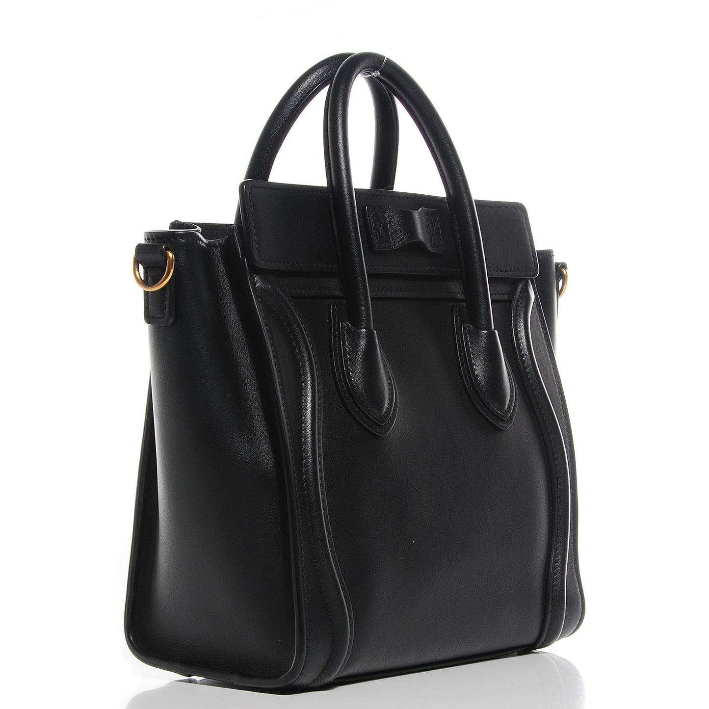 Smooth Calfskin Nano Luggage Black