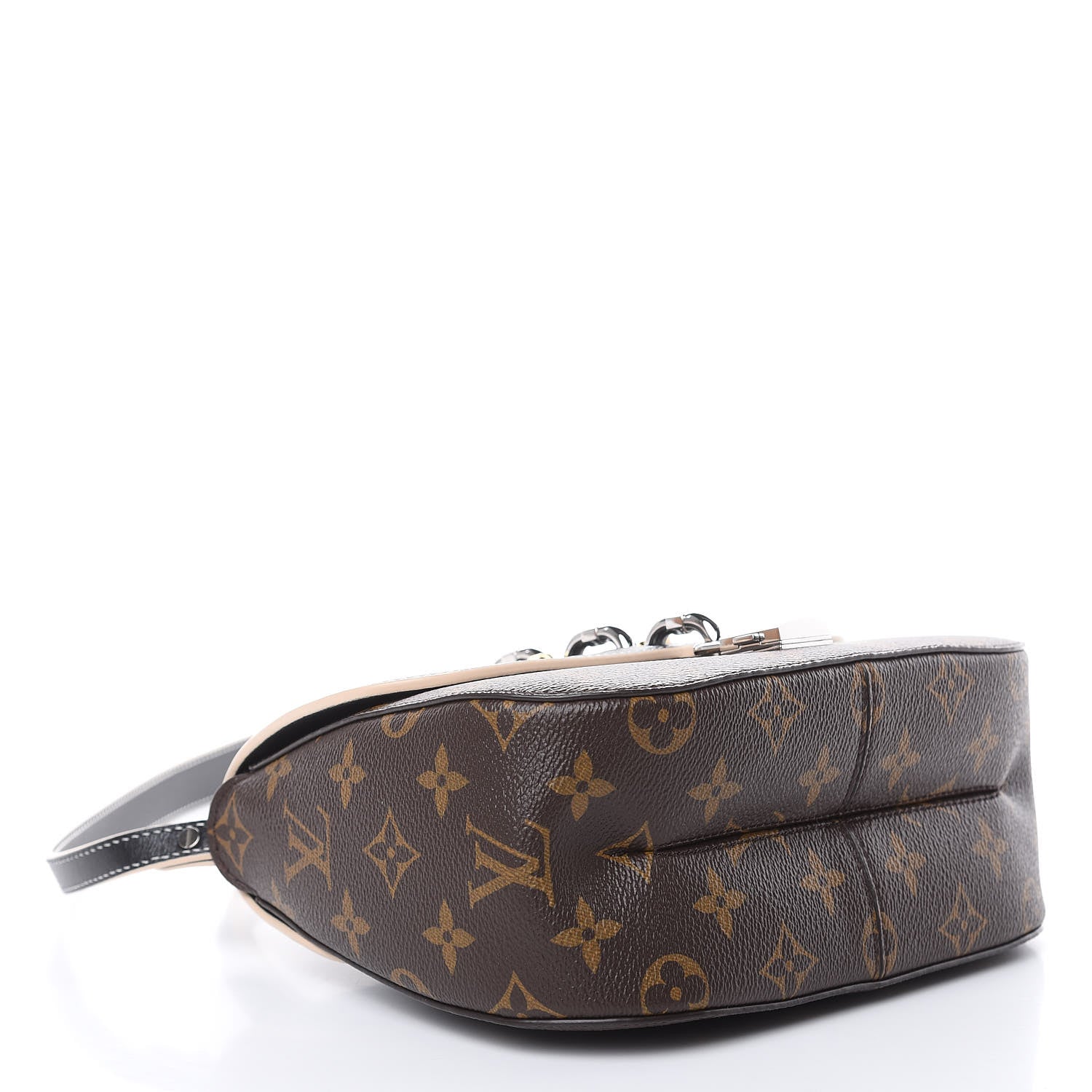 Louis Vuitton Calfskin Monogram Chain It Bag PM Black 3 of 9