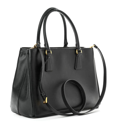 Prada Saffiano Lux Medium Tote Black 3 of 13