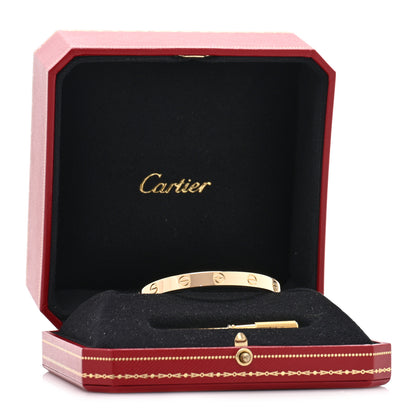 Cartier 18K Yellow Gold Medium LOVE Bracelet 16 8 of 8