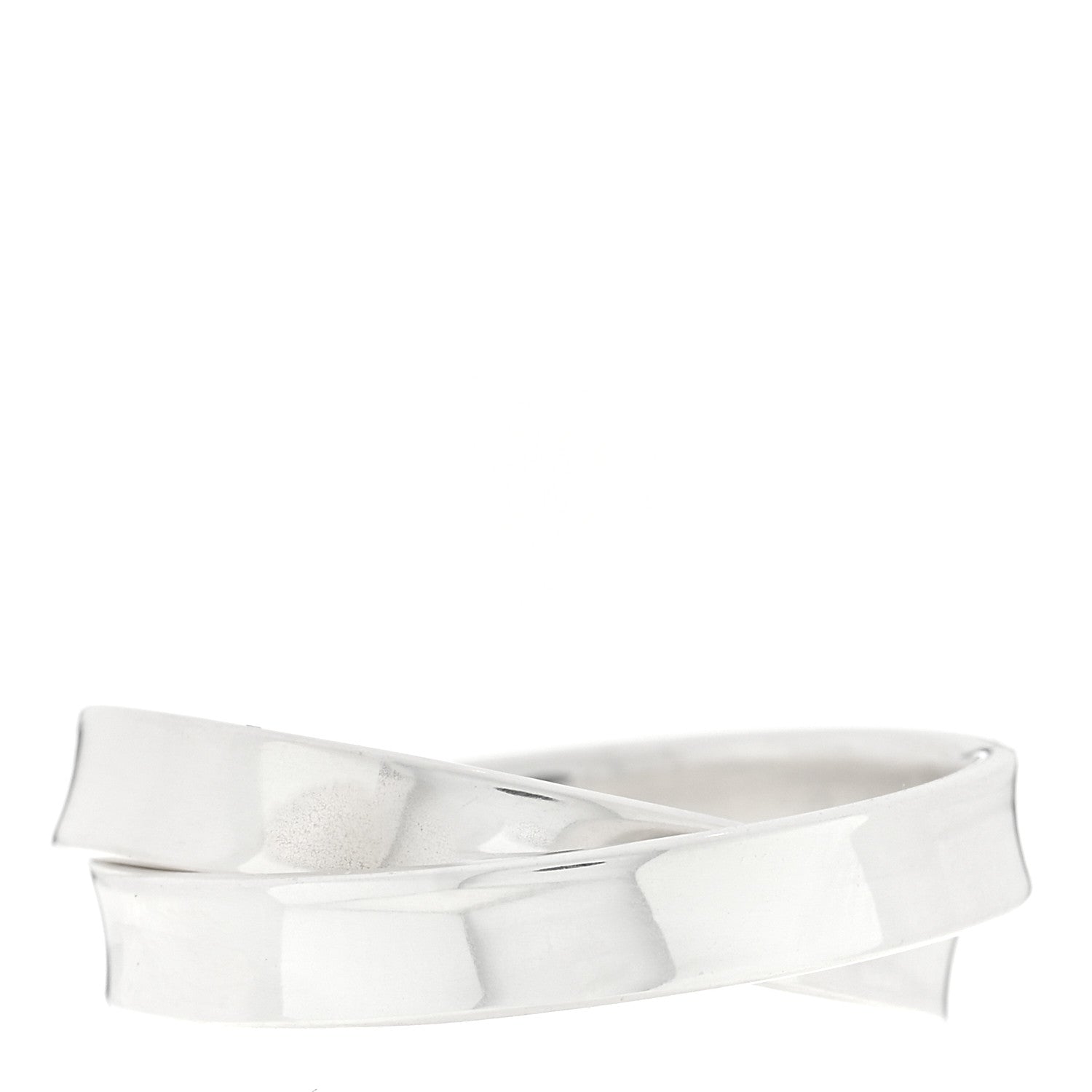 Tiffany Sterling Silver 1837 Interlocking Circles Ring 54 6.75 3 of 4