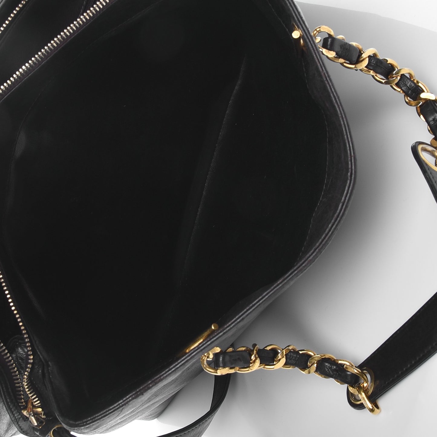 Lambskin Shoulder Bag Black