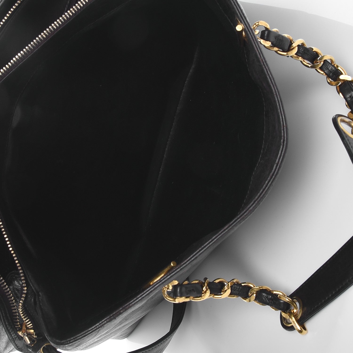 Chanel Lambskin Shoulder Bag Black 7 of 14