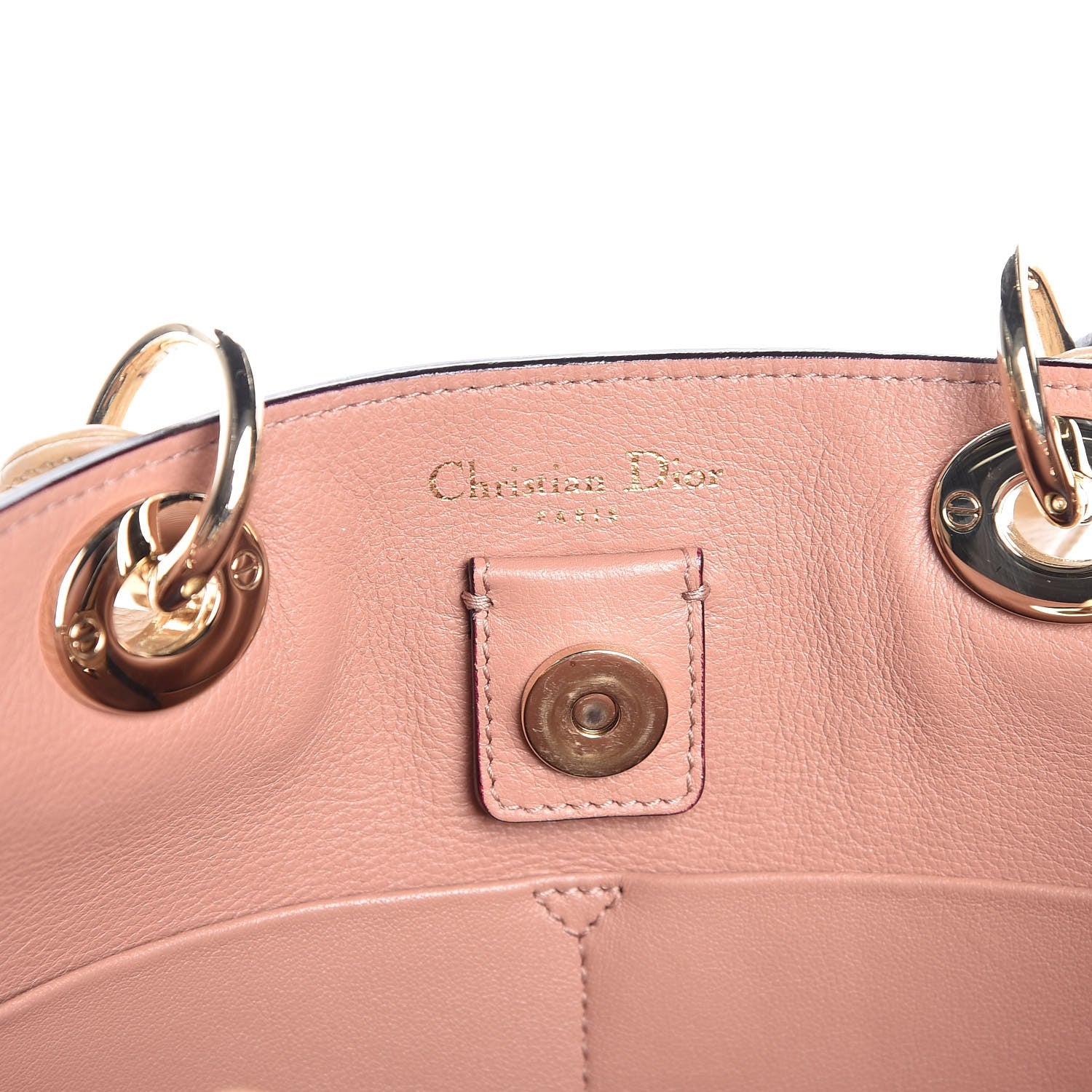 Christian Dior Bullcalf Large Diorissimo Tote Beige Petale 7 of 10