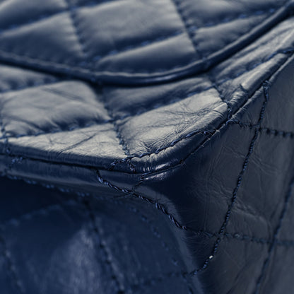 Chanel Aged Calfskin Quilted 2.55 Reissue Mini Flap Navy 10 of 12