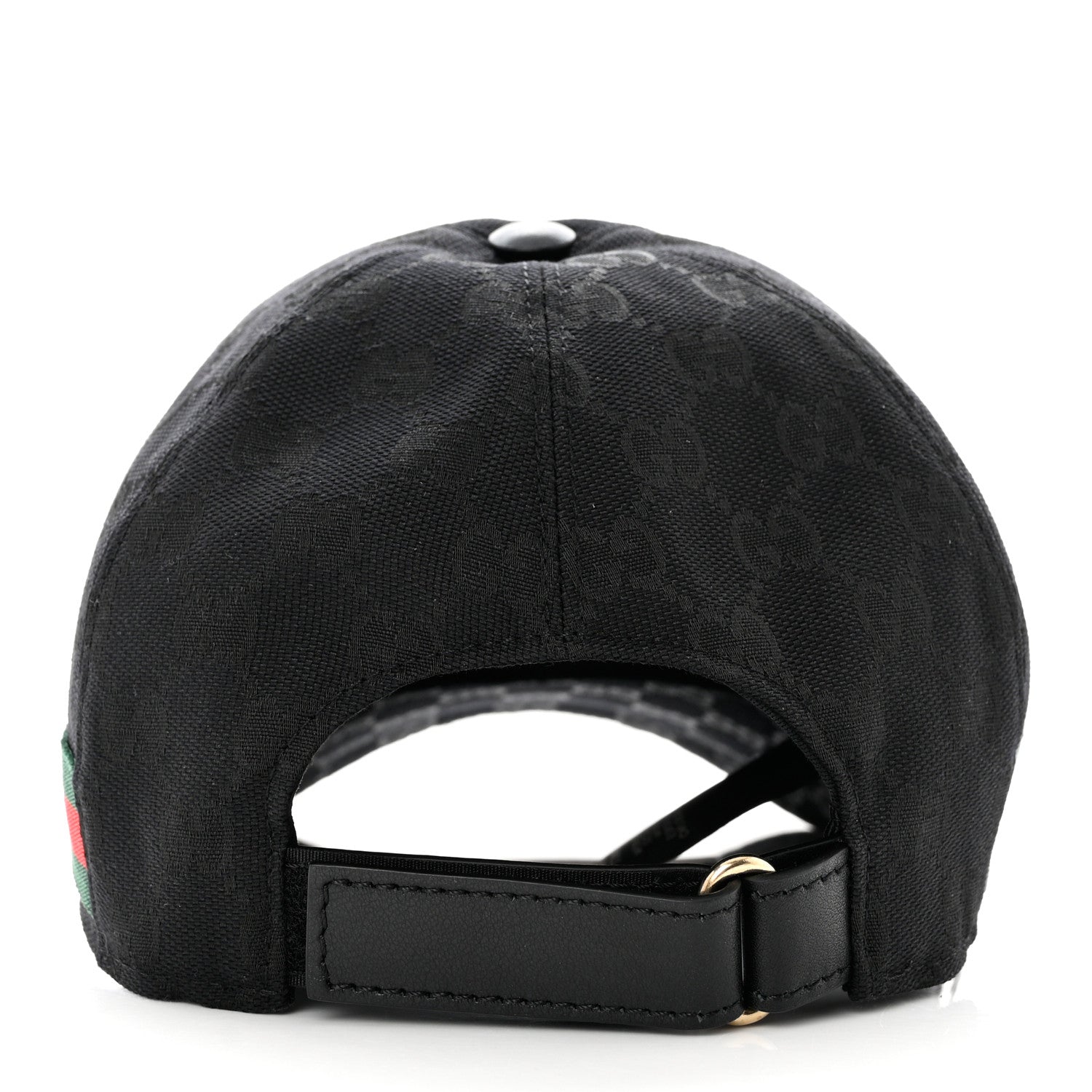 Gucci Monogram Web Baseball Hat S Black 7 of 8