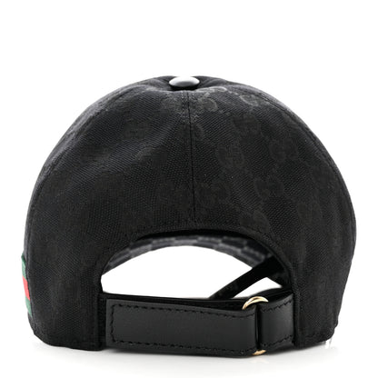 Gucci Monogram Web Baseball Hat S Black 7 of 8
