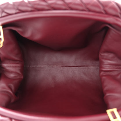 Bottega Veneta Nappa Intrecciato Teen The Lauren 1980 Clutch With Chain Barolo 5 of 11