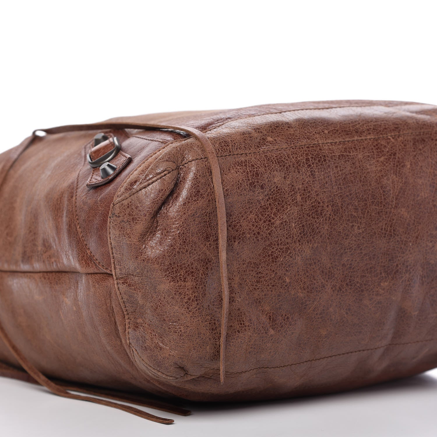 Balenciaga Agneau Classic Hardware Day Hobo Castagna 6 of 10