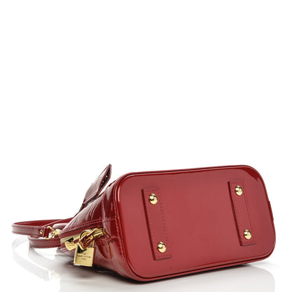 Louis Vuitton Vernis Alma BB Pomme D'amour 4 of 7
