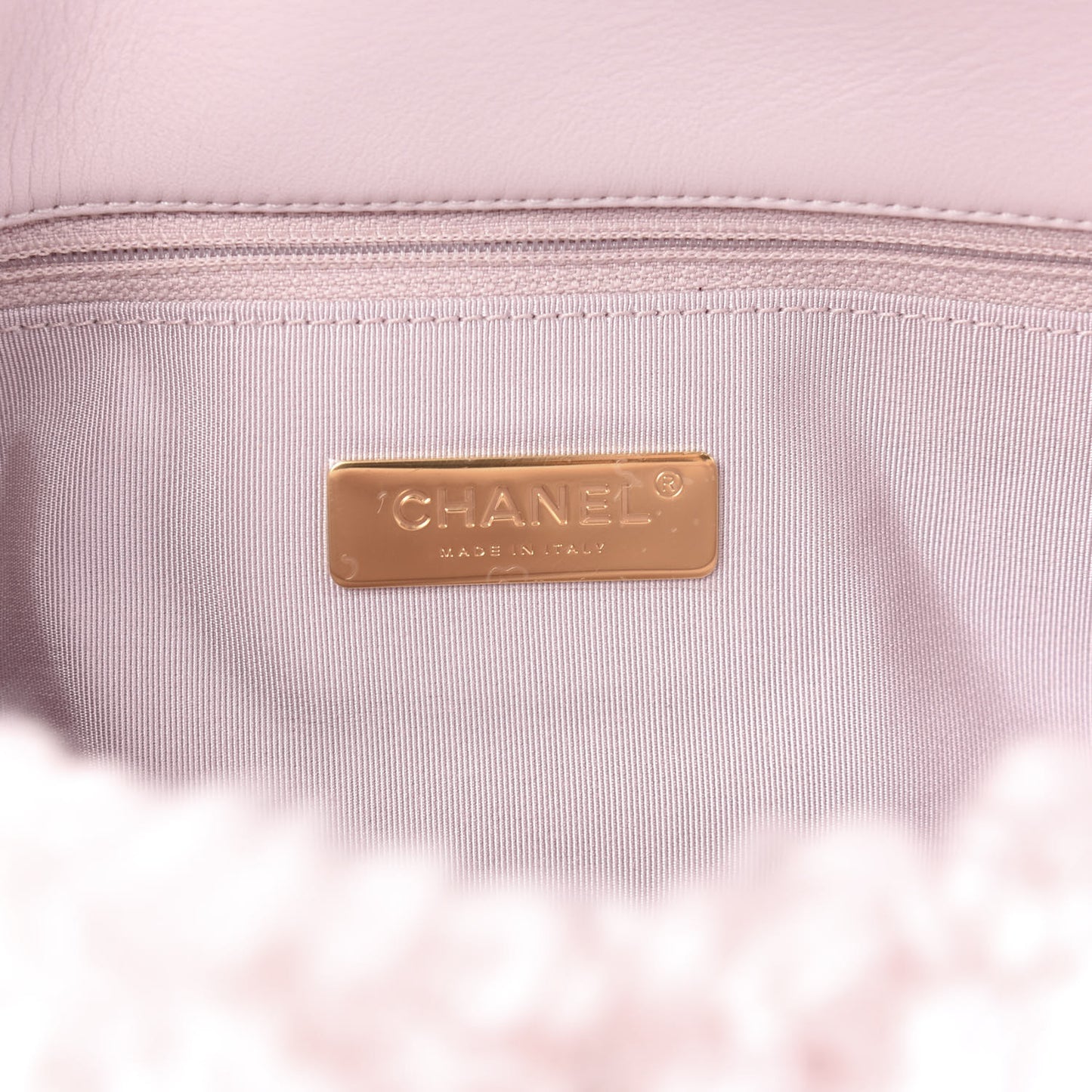 Shearling Sheepskin Medium 19 Flap Light Pink