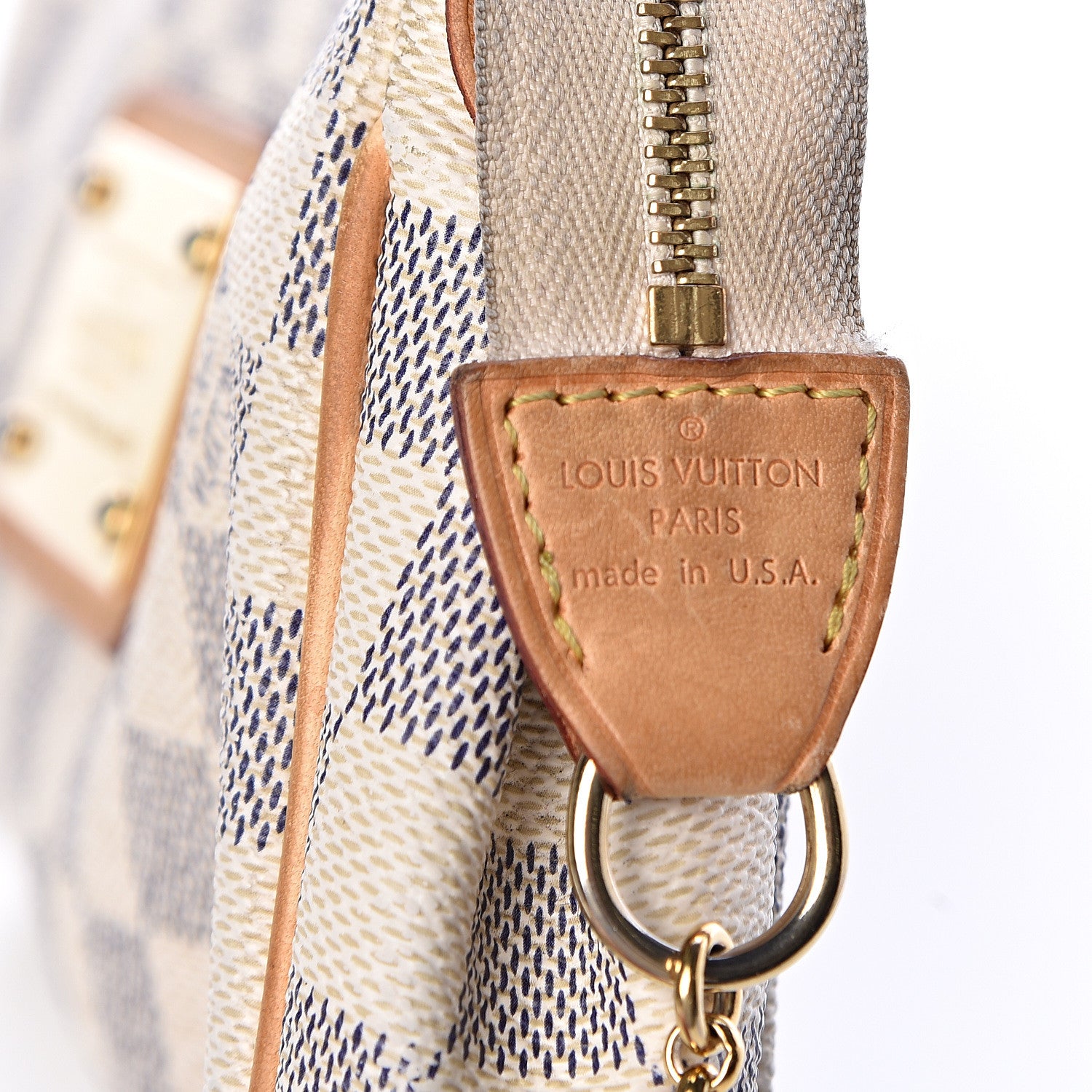 Louis Vuitton Damier Azur Eva Clutch 6 of 11