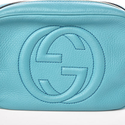 Gucci Pebbled Calfskin Small Soho Disco Bag Deep Cobalt 15 of 18