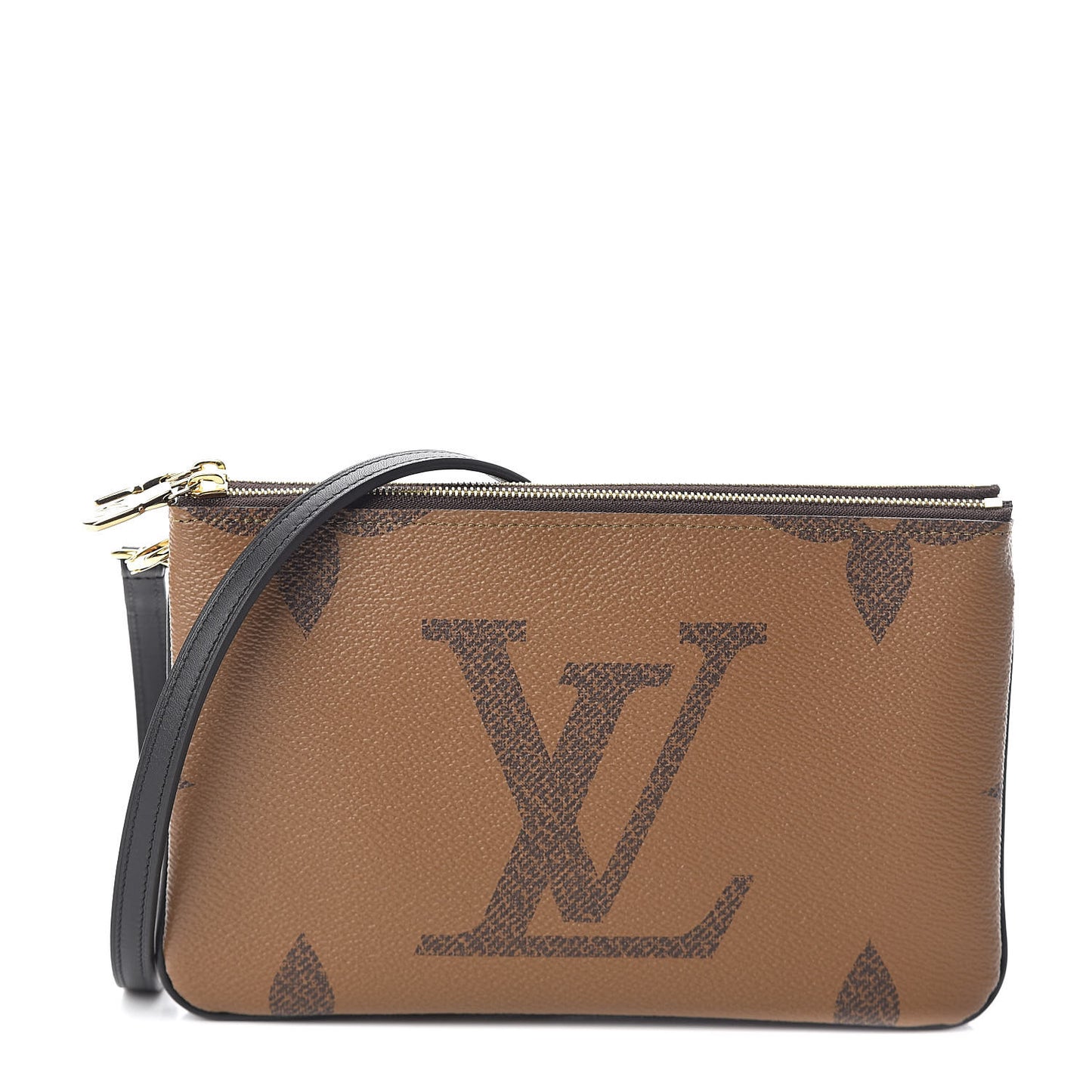 Reverse Monogram Giant Double Zip Pochette