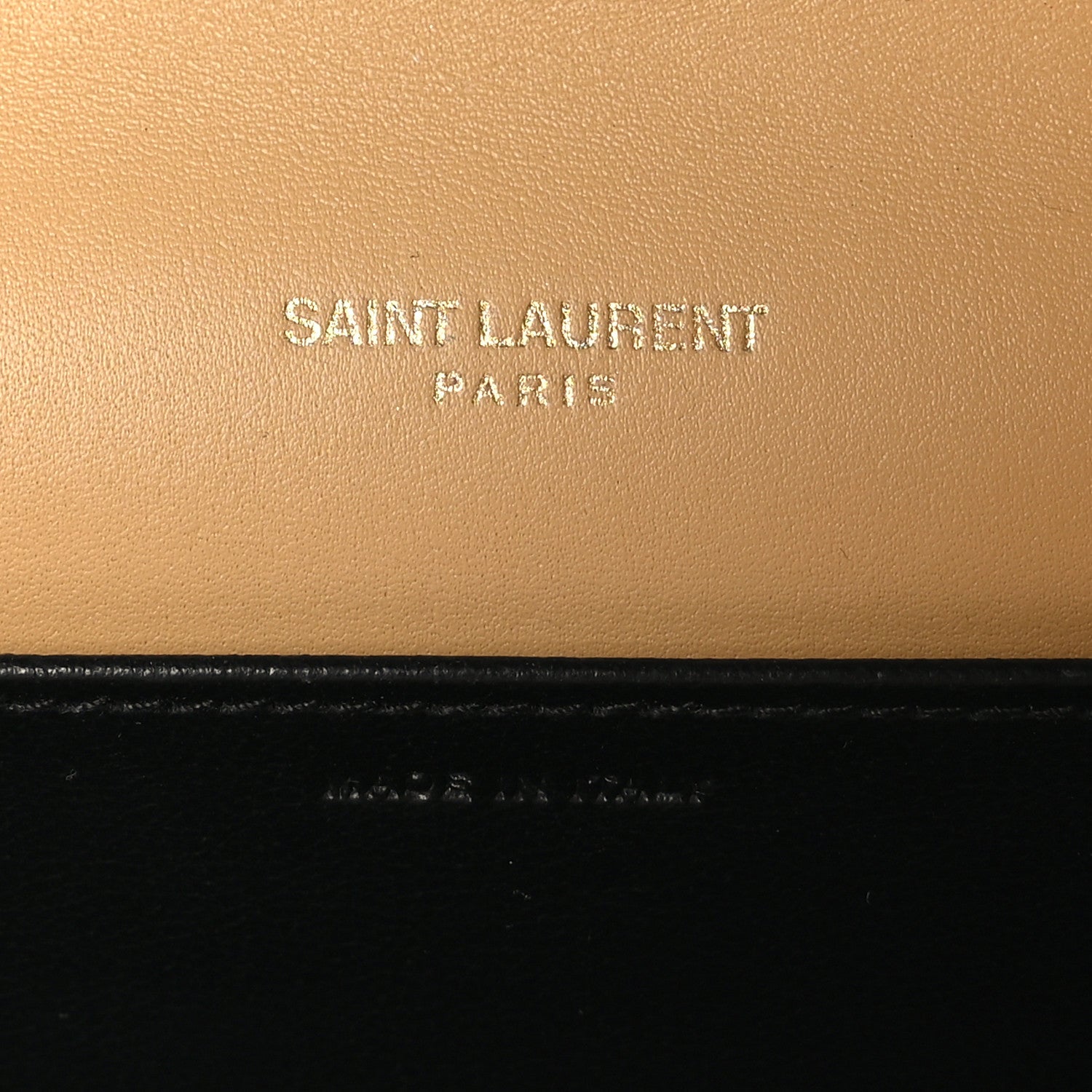 Saint Laurent Micro Raffia Monogram Uptown Chain Wallet Natural Hay Blush 6 of 9