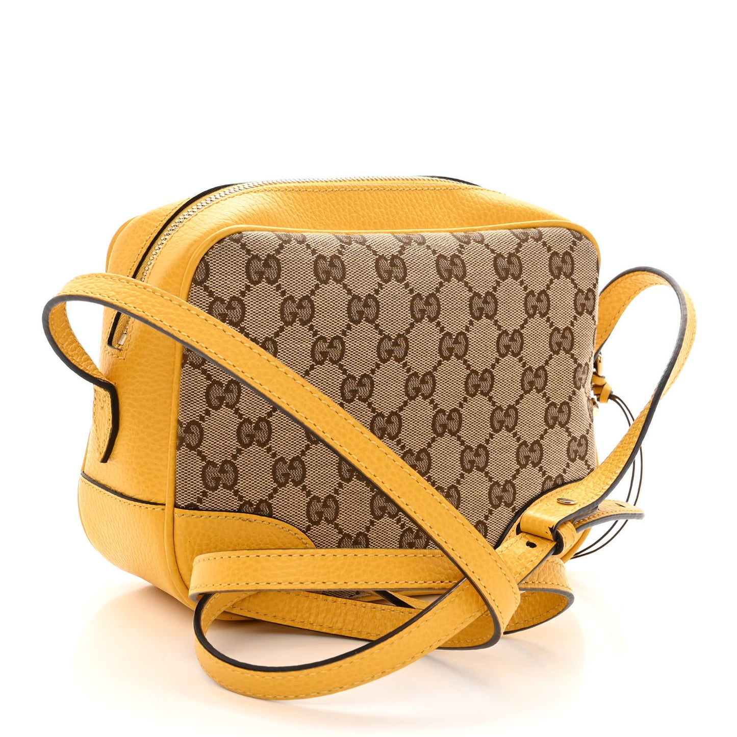 Monogram Dollar Calfskin Mini Bree Messenger Bag Beige Ebony New Buttercup
