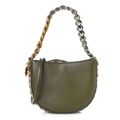 Stella McCartney Eco Alter Nappa Small Frayme Shoulder Bag Khaki 1 of 8