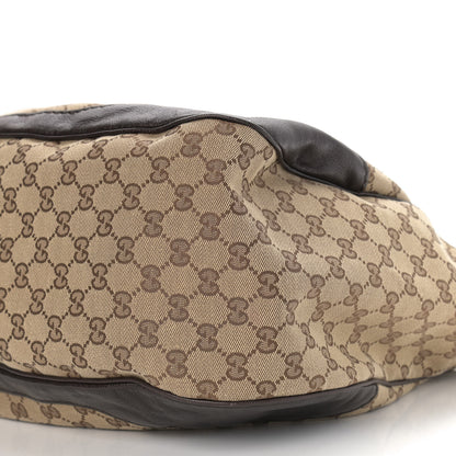 Gucci Monogram Medium Charlotte Hobo Brown 10 of 10