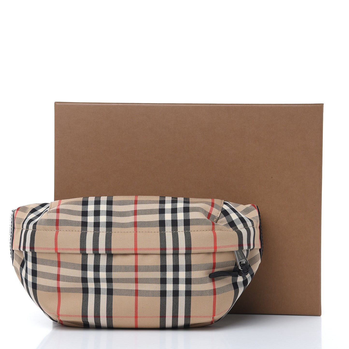 Nylon Vintage Check Medium Sonny Bum Bag Archive Beige Black