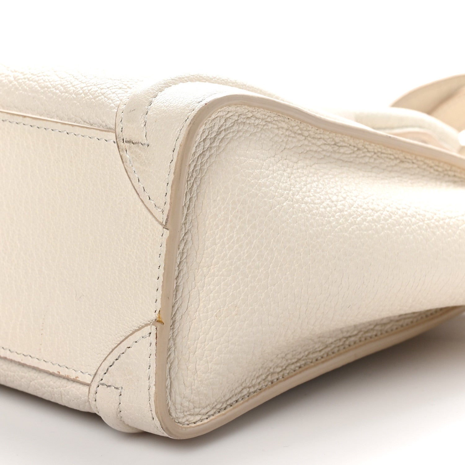 Celine Goatskin Nano Luggage White 9 of 13