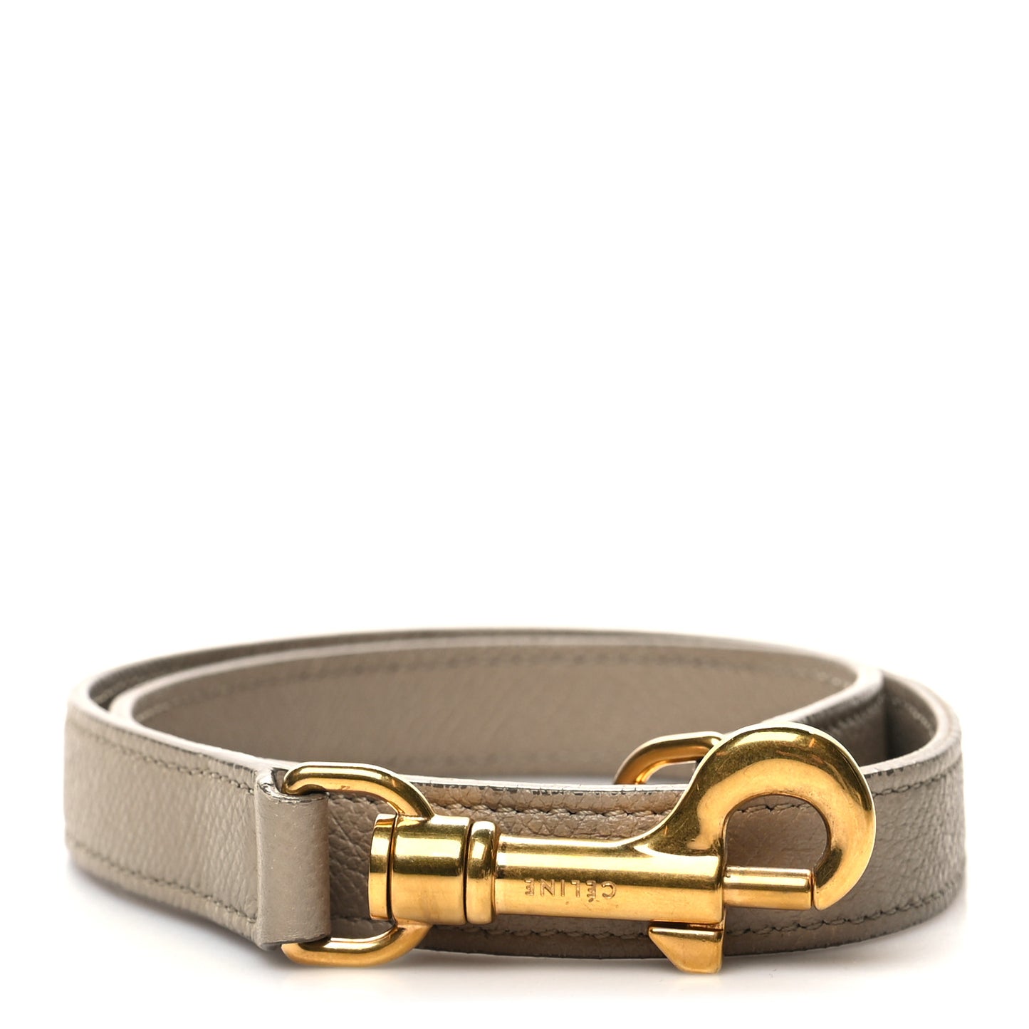 Drummed Calfskin Nano Luggage Shoulder Strap Dune