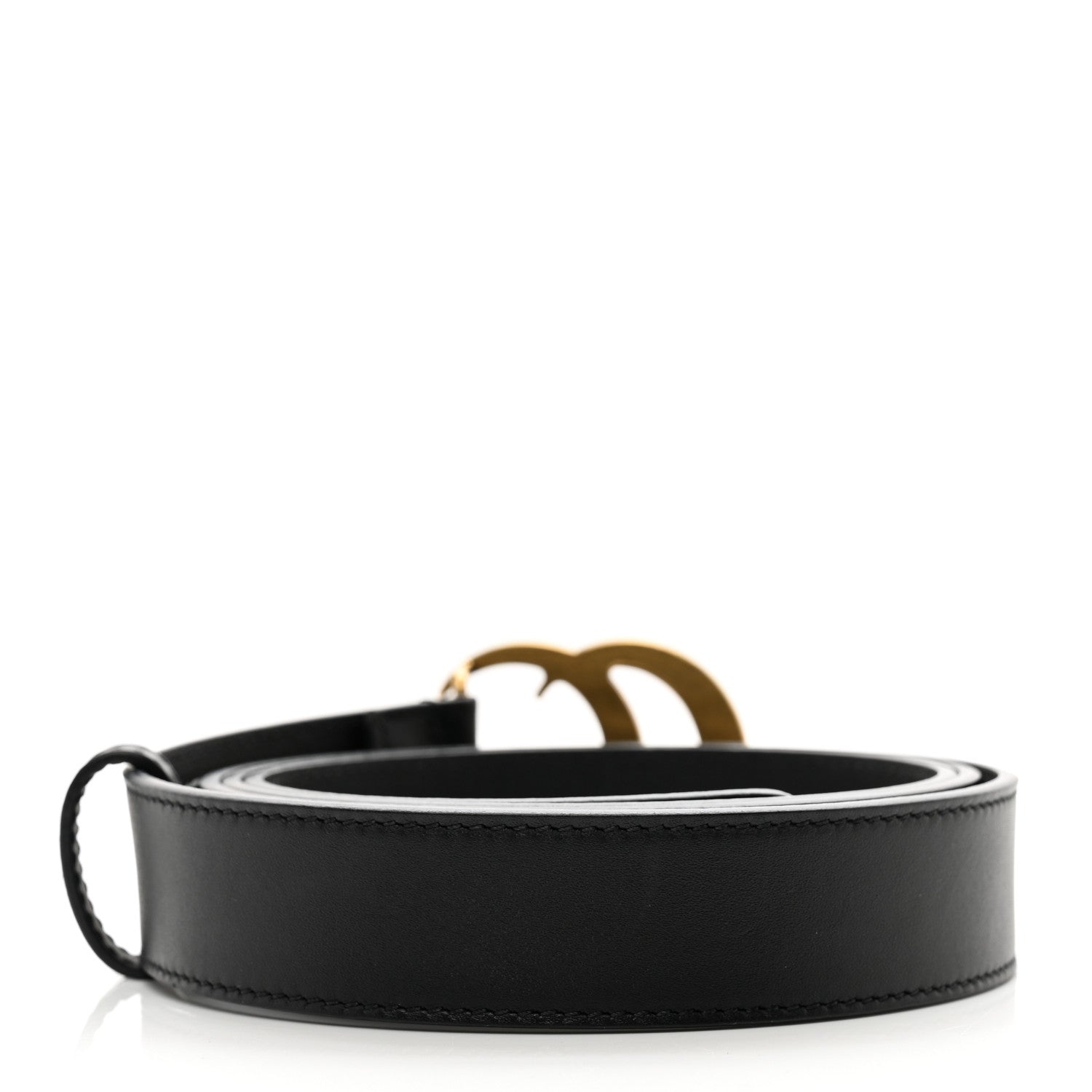 Gucci Moon Calfskin Double G 30mm Belt 115 46 Black 2 of 4