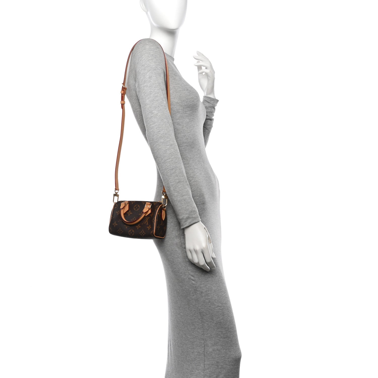 Louis Vuitton Monogram Nano Speedy Bandouliere 2 of 11