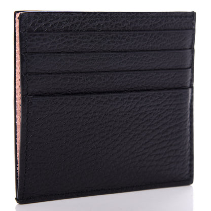 Gucci Calfskin GG Marmont Bow Card Holder Black 3 of 7