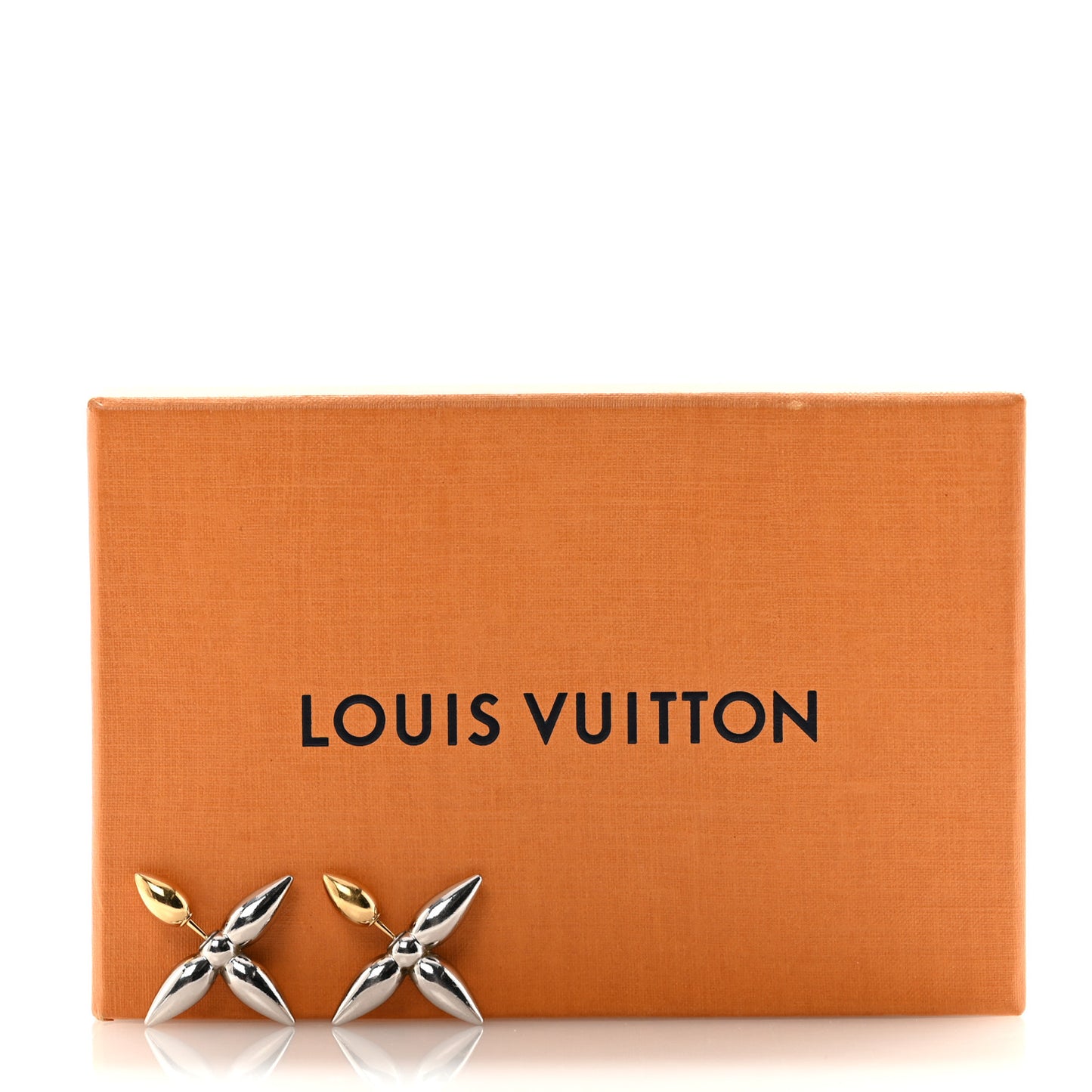 Metal Louisette Earrings Silver Gold