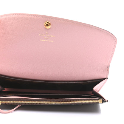 Louis Vuitton Monogram Emilie Wallet Rose Ballerine 6 of 9