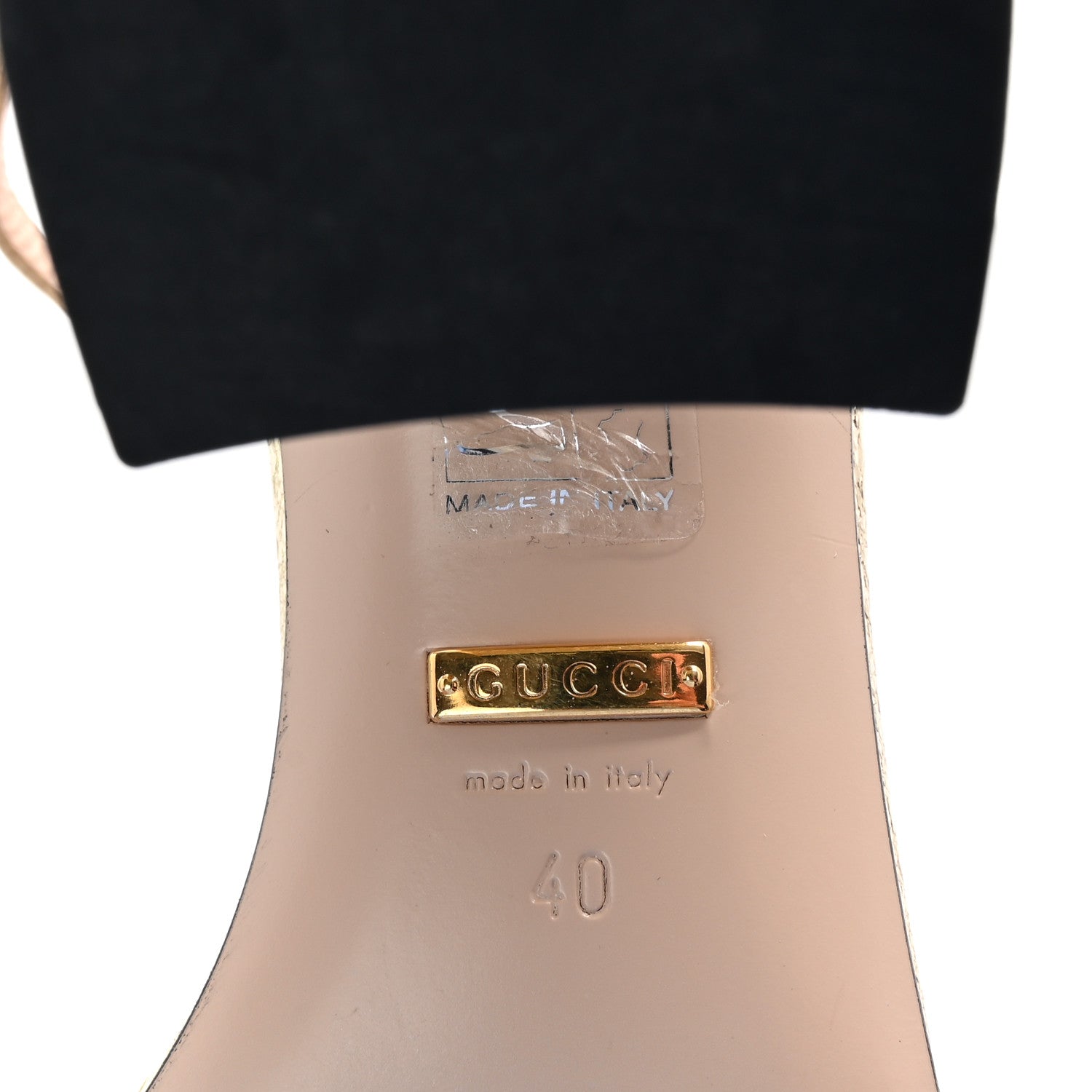 Gucci Galassia GG Marmont Ankle Wrap 75mm Sandals 40 Platino 7 of 9
