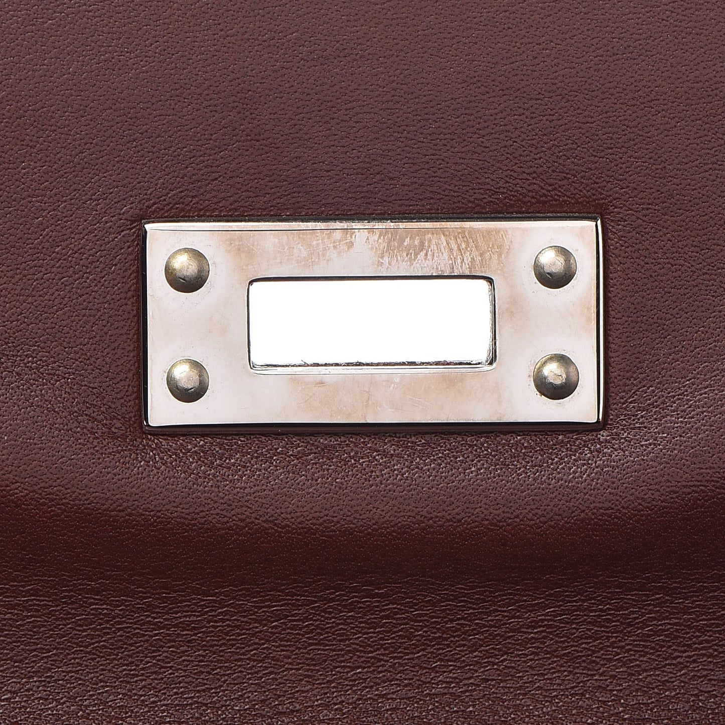 Evercalf Kelly Pochette Clutch Havane