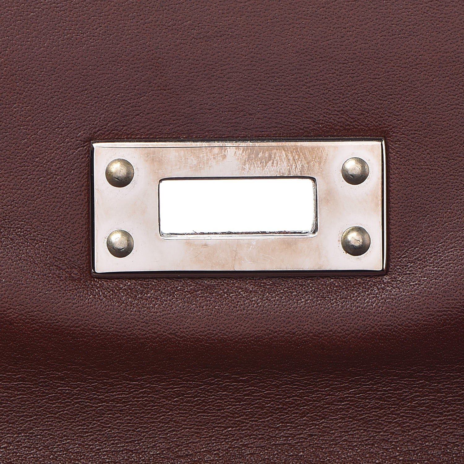 Hermes Evercalf Kelly Pochette Clutch Havane 16 of 25