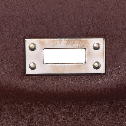 Hermes Evercalf Kelly Pochette Clutch Havane 16 of 25