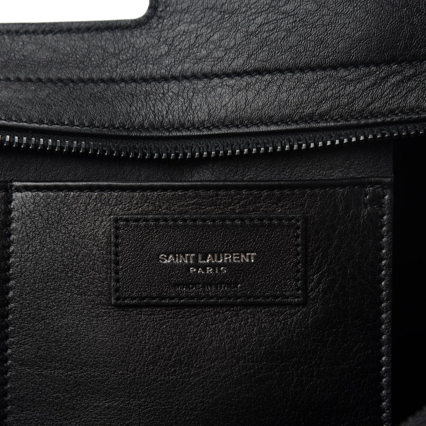 Calfskin Small Monogram Cabas Black
