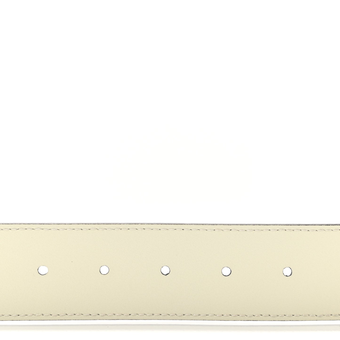 Calfskin Double G 40mm Belt 90 36 Mystic White