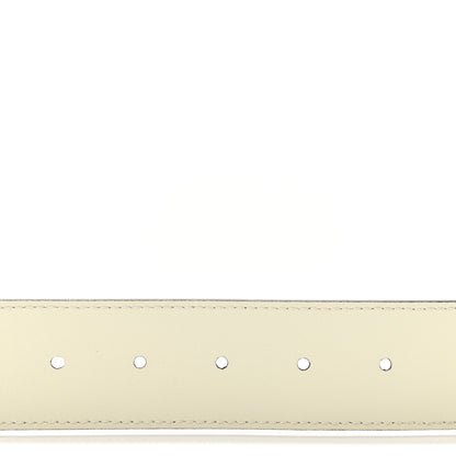 Gucci Calfskin Double G 40mm Belt 90 36 Mystic White 5 of 5